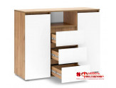 Комод Рэй Дуб Сонома / Белый