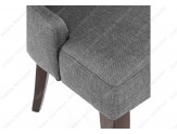 Elegance dark walnut / fabric grey