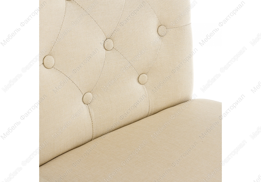 Menson dark walnut  / fabric cream