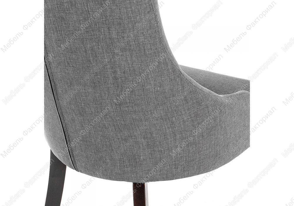 Elegance dark walnut / fabric grey