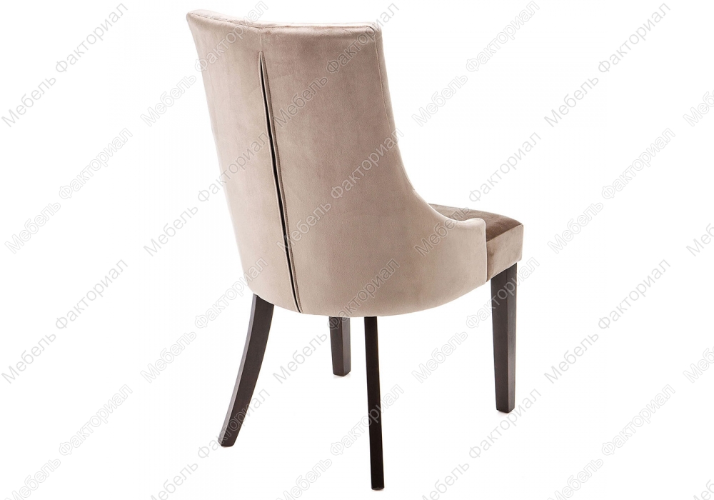 Elegance dark walnut / fabric beige